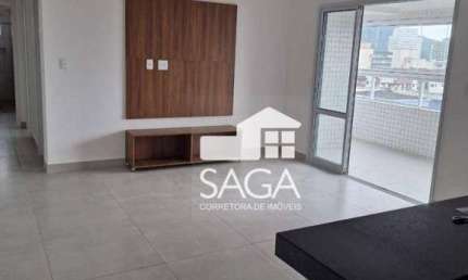 Apartamento com 2 dormitórios para alugar, 86 m² por R$ 4.500/mês - Canto do Forte - Praia Grande/SP