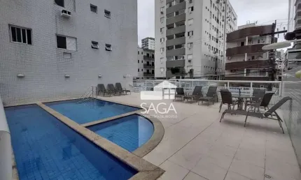 Apartamento com 2 dormitórios à venda, 58 m² por r$ 440.000,00 - vila guilhermina - praia grande/sp