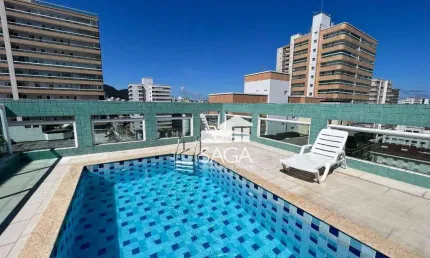 Apartamento com 1 dormitório à venda, 33 m² por r$ 285.000 - boqueirão - praia grande/sp