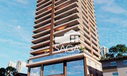 Lançamento com 120 meses para pagar! apartamento com 3 dormitórios à venda, 134 m² por r$ 1.345.600 - canto do forte - praia grande/sp