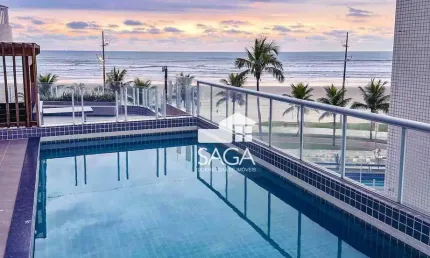 Apartamento com 2 dormitórios à venda, 67 m² por r$ 630.000 - caiçara - praia grande/sp