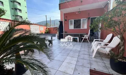 Casa com 2 dormitórios para alugar, 85 m² por r$ 3.900/mês - solemar - praia grande/sp