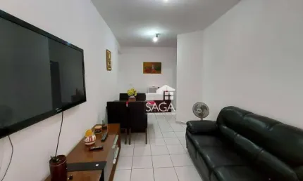 Apartamento com 1 dormitório à venda, 56 m² - canto do forte - praia grande/sp