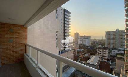 Apartamento com 1 dormitório à venda, 54 m² por R$ 401.000,00 - Aviação - Praia Grande/SP
