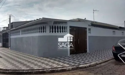 Casa com 3 dormitórios à venda, 106 m² por R$ 430.000,00 - Vila Assunção - Praia Grande/SP