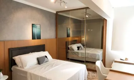 Apartamento com 1 dormitório à venda, 46 m² por r$ 348.000,00 - vila guilhermina - praia grande/sp