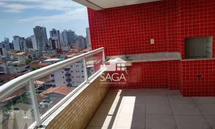 Apartamento com 2 dormitórios à venda, 85 m² por R$ 619.000,00 - Vila Assunção - Praia Grande/SP