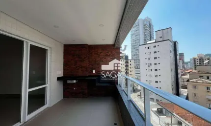 Apartamento com 3 dormitórios à venda, 107 m² por R$ 903.000,00 - Vila Guilhermina - Praia Grande/SP