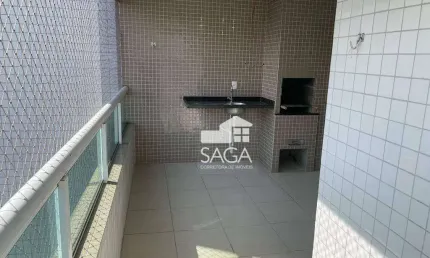 Apartamento com 2 dormitórios à venda, 85 m² por R$ 490.000,00 - Vila Guilhermina - Praia Grande/SP