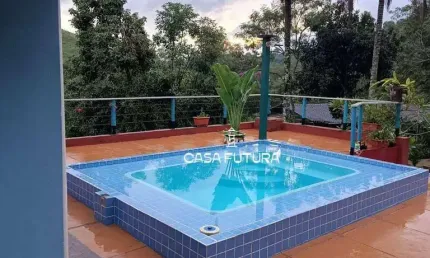 Sítio com 3 dormitórios à venda, 50000 m² por r$ 860.000,00 - palmeiras - pinheiral/rj