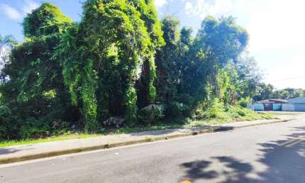 Terreno de esquina no bairro da Vista Alegre, em Bertioga.
