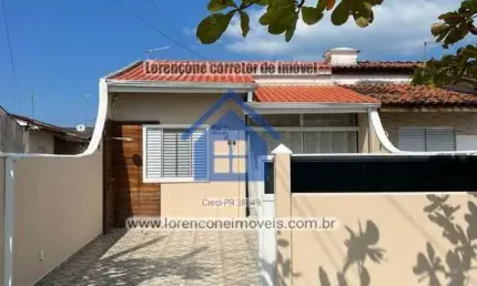 Casas financiáveis para venda em pontal do paraná, pontal do sul, 2 dormitórios, 1 suíte, 1 banheiro, 1 vaga
