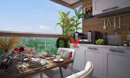 Apartamento à venda, 62 m² por r$ 427.603,67 - aviação - praia grande/sp
