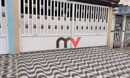 Casa Geminada com 2 dormitórios à venda, 94 m² por R$ 350.000 - Balneário Maxland - Praia Grande/SP