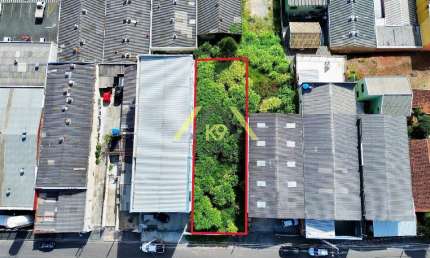 Terreno COMERCIAL com 480m² (12x40) a uma quadra da Estrada da Ribeira em Colombo