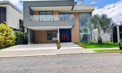 Casa Contemporânea de Construtor 600 m² 5 quartos 5 suítes 4 vagas - Alphaville Barra da Tijuca - RJ