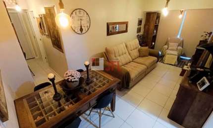 Apartamento 60 m² com sala ampliada 2 quartos em frente ao Projac - Global Park Residencial - Jacarepaguá - RJ