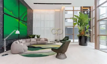 Apartamento Duplex de Alto Padrão, 2 Dormitórios (2 Suítes), 3 garagens - Batel, Edifício Mainz Gutemberg
