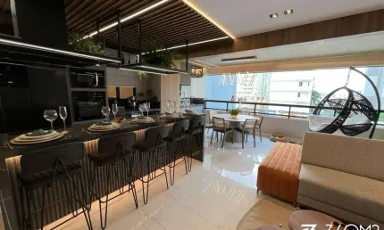 Apartamento para Venda em Santo André, Jardim, 3 dormitórios, 3 suítes, 4 banheiros, 3 vagas