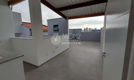 Cobertura para venda em santo andré, paraíso, 2 dormitórios, 1 suíte, 2 banheiros, 2 vagas