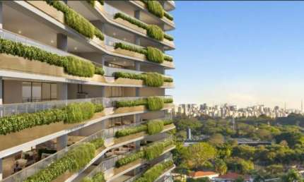 Apartamento para Venda em São Paulo, Moema, 4 dormitórios, 4 suítes, 5 banheiros, 4 vagas