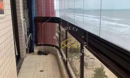 Apartamento com 2 dormitórios à venda, 114 m² por r$ 1.250.000,00 - vila caiçara - praia grande/sp