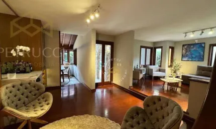 Casa com 4 dormitórios à venda, 338 m² por r$ 1.600.000,00 - jardim das paineiras - campinas/sp