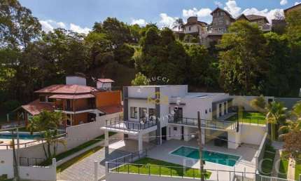 Casa com 4 dormitórios à venda, 400 m² por R$ 4.000.000,00 - Condomínio Estância Marambaia - Vinhedo/SP