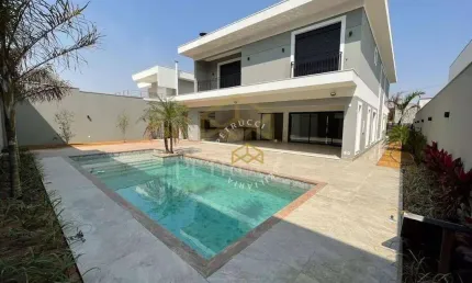 Casa com 4 dormitórios à venda, 453 m² por r$ 5.900.000,00 - loteamento mont blanc residence - campinas/sp