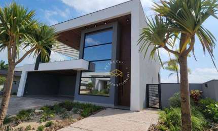 Casa com 4 dormitórios à venda, 450 m² por R$ 5.100.000,00 - Condomínio Campo de Toscana - Vinhedo/SP