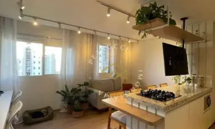 Apartamento com 1 dormitório à venda, 37 m² no  jardim ibirapuera - campinas/sp