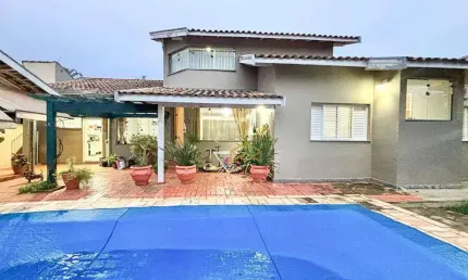 Casa com 4 dormitórios para alugar, 349 m² por R$ 10.456,00/mês - Vila Brandina - Campinas/SP