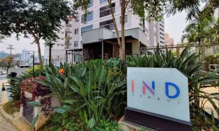Apartamento com 1 dormitório à venda, 40 m² - cambuí - campinas/sp