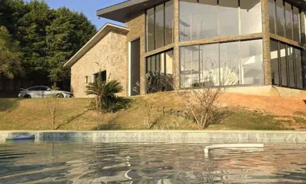 Casa com 7 dormitórios à venda, 850 m² por r$ 7.500.000,00 - condomínio vale da santa fé - vinhedo/sp