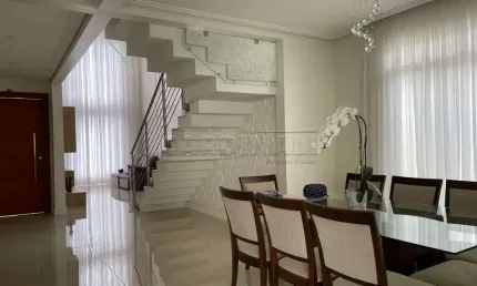Casa em condomínio fechado com 3 quartos à venda na Avenida Professora Maria de Cresci Leopoldino, 755, Condomínio Residencial Quebec, São Carlos