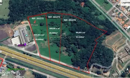 Terreno à venda na Rodovia Washington Luiz, Km 241, Sítio Atiaia - Gleba B.., S/N, Jardim Embaré, São Carlos