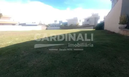 Excelente lote em condomínio fechado, no residencial quebec em são carlos - sp
