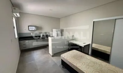 Apartamento studio com 1 dormitório e 28 m², novo e mobiliado em barão geraldo próx. à unicamp