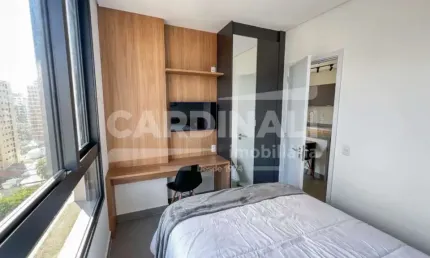Apartamento mobiliado para locação no hub cambuí em campinas / 1 dormitório / andar alto