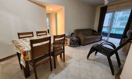 Apartamento totamente MOBILIADO e LINDA VISTA LIVRE no Canto do Forte, 2 suítes, só em Praia Grande.