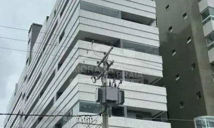 Apartamento novo de 1 dormitório, sacada, 01 vaga de garagem no canto do forte em praia grande