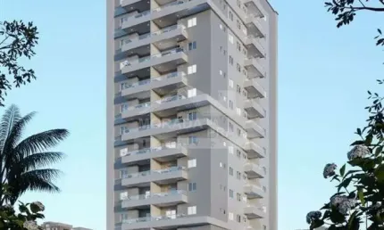 Apartamento de 1 dormitório no caiçara, praia grande, sp.
