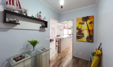Apartamento na Aviação 2 Dormitório com Suite, Prédio FRENTE MAR. Só na Imobiliária em Praia Grande.