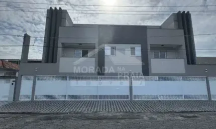 Casa superior de condomínio fechado no centro do boqueirão , 2 dormitórios, confira em praia grande.