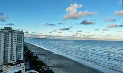 Linda cobertura com VISTA PARA O MAR no Caiçara, 4 Dorms, Confira na Imobiliária em Praia Grande.