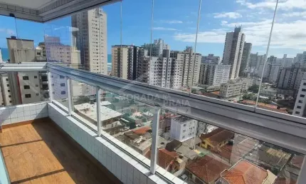 Maravilhoso alto padrão de 2 dormitórios com vista mar.