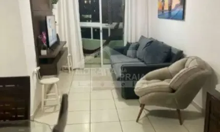 Apartamento na Aviação, 2 dormitórios, sacada, lazer, Mobiliado, Praia Grande, SP.