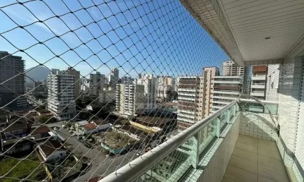 Apartamento na vila guilhermina, 2 dormitórios, 1 suíte, 1 vaga, lazer, confira em praia grande.