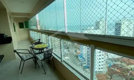 Apartamento mobiliado de 2 dormitórios na ocian - praia grande!