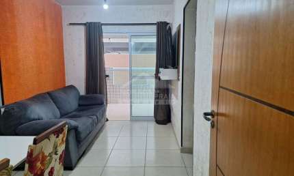 Apartamento na Ocian, 2 dormitórios, terraço gourmet, confira na imobiliária em Praia Grande.